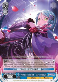 "Firm Resolution" Sayo Hikawa (BD/W54-TE02R RRR) [BanG Dream! Girls Band Party!]