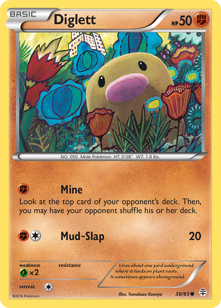 Diglett (38/83) [XY: Generations]