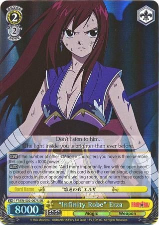 "Infinity Robe" Erza (FT/EN-S02-007S SR) [Fairy Tail ver.E]