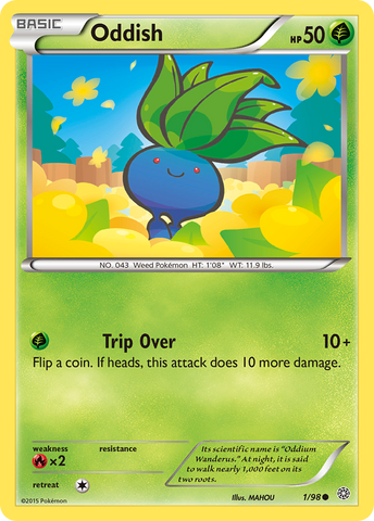 Oddish (1/98) [XY: Ancient Origins]