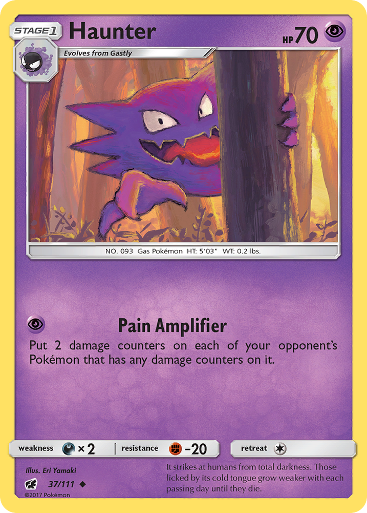 Haunter (37/111) [Sun & Moon: Crimson Invasion]