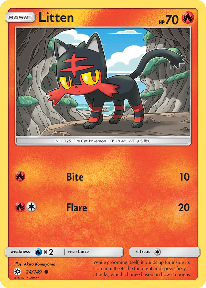 Litten (24/149) [Sun & Moon: Base Set]