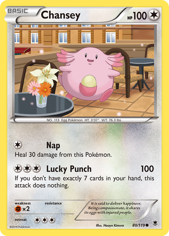 Chansey (80/119) [XY: Phantom Forces]