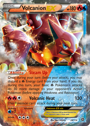 Volcanion EX (26/114) [XY: Steam Siege]